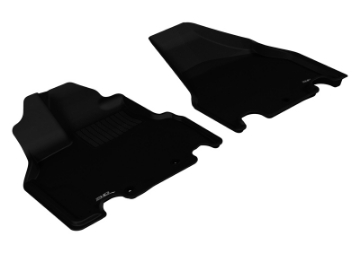 Picture of 3D MAXpider 2011-2017 Honda Odyssey EX Kagu 1st Row Floormat - Black