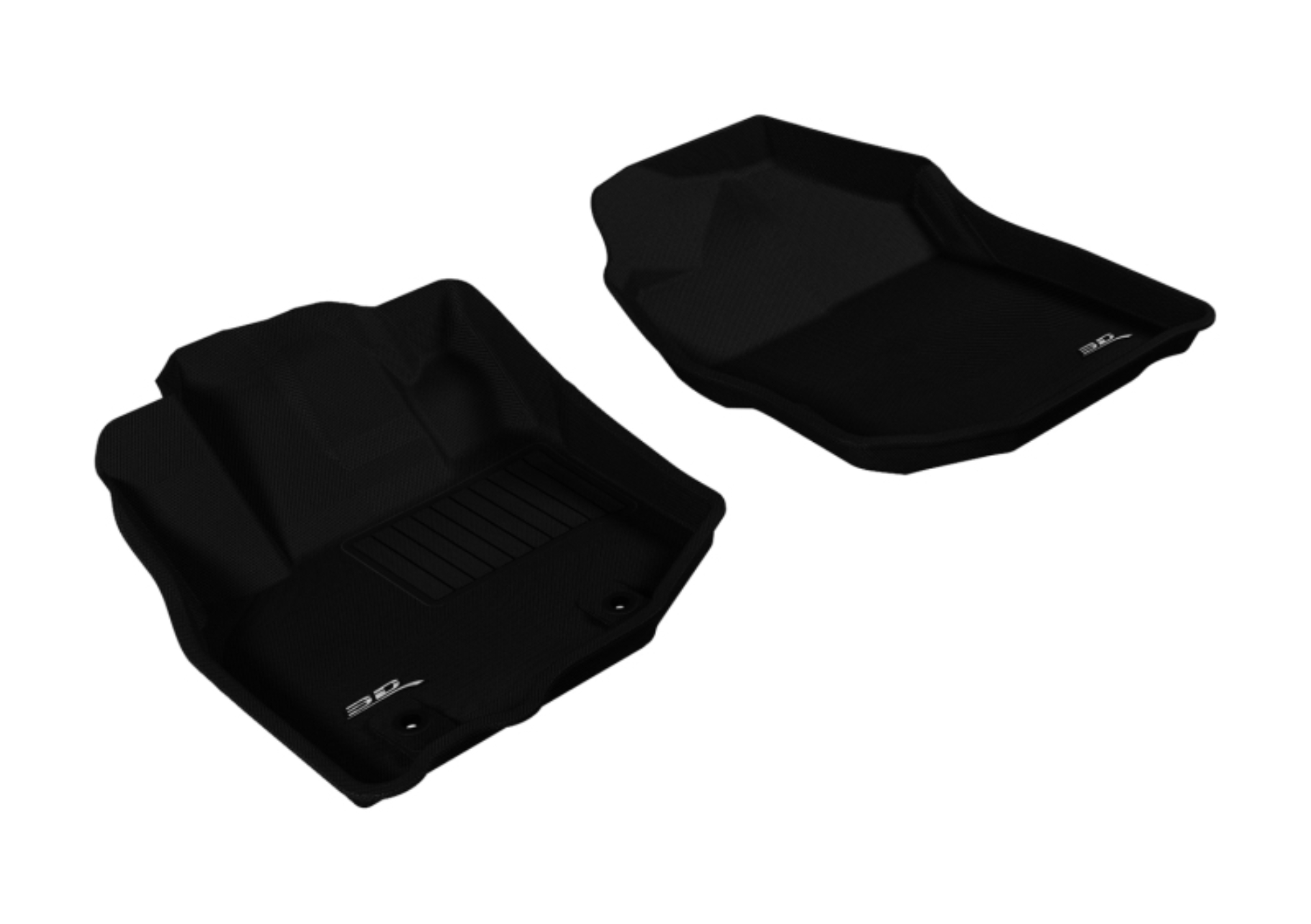Picture of 3D MAXpider 2009-2013 Honda Fit Kagu 1st Row Floormat - Black