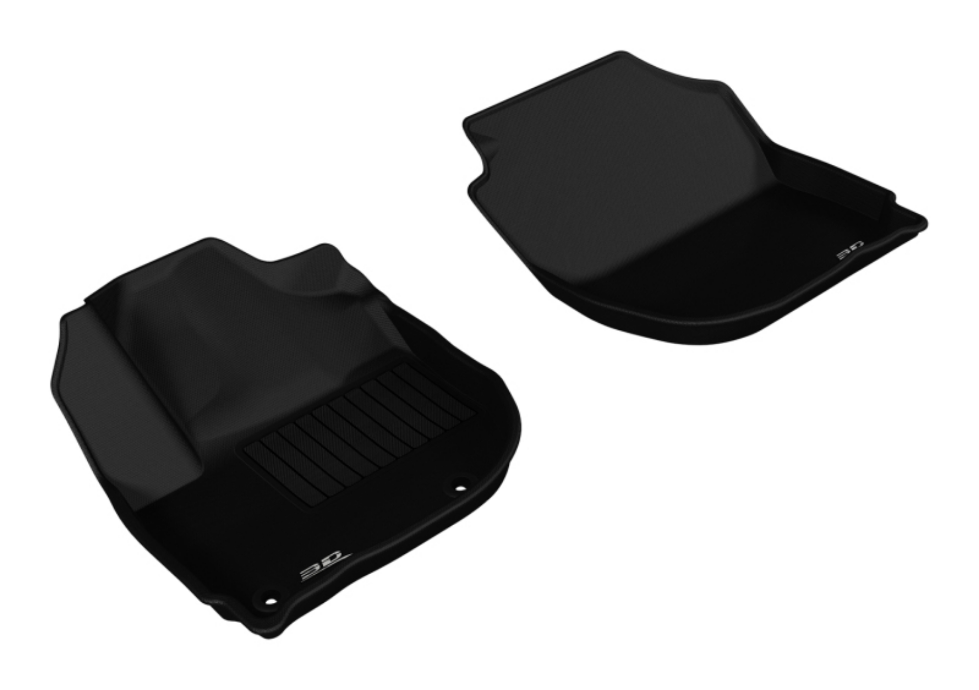 Picture of 3D MAXpider 2015-2020 Honda Fit-Hr-V Kagu 1st Row Floormat - Black