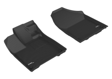 Picture of 3D MAXpider 2017-2020 Honda Ridgeline Kagu 1st Row Floormat - Black