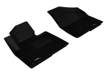 Picture of 3D MAXpider 2013-2019 Hyundai Santa Fe Sport-Santa Fe-Santa Fe Xl Kagu 1st Row Floormat - Black