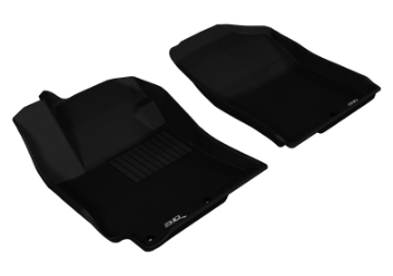 Picture of 3D MAXpider 2012-2017 Hyundai Accent Kagu 1st Row Floormat - Black