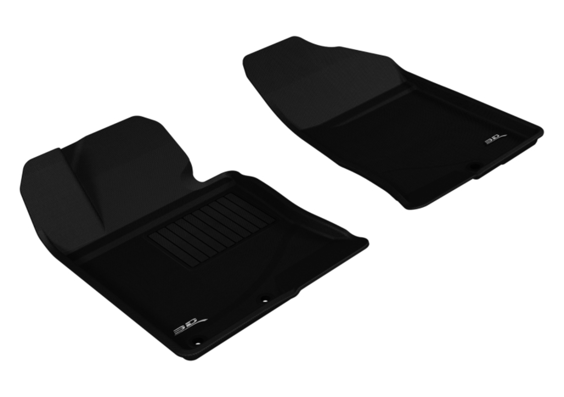 Picture of 3D MAXpider 2011-2014 Hyundai Sonata-2015 Sonata Hybrid Kagu 1st Row Floormat - Black