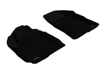 Picture of 3D MAXpider 2010-2012 Hyundai Santa Fe Kagu 1st Row Floormat - Black