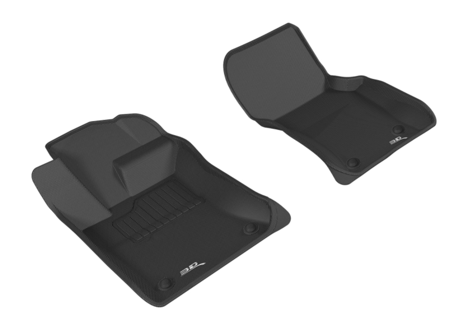 Picture of 3D MAXpider 2017-2020 Jaguar XE Kagu 1st Row Floormat - Black