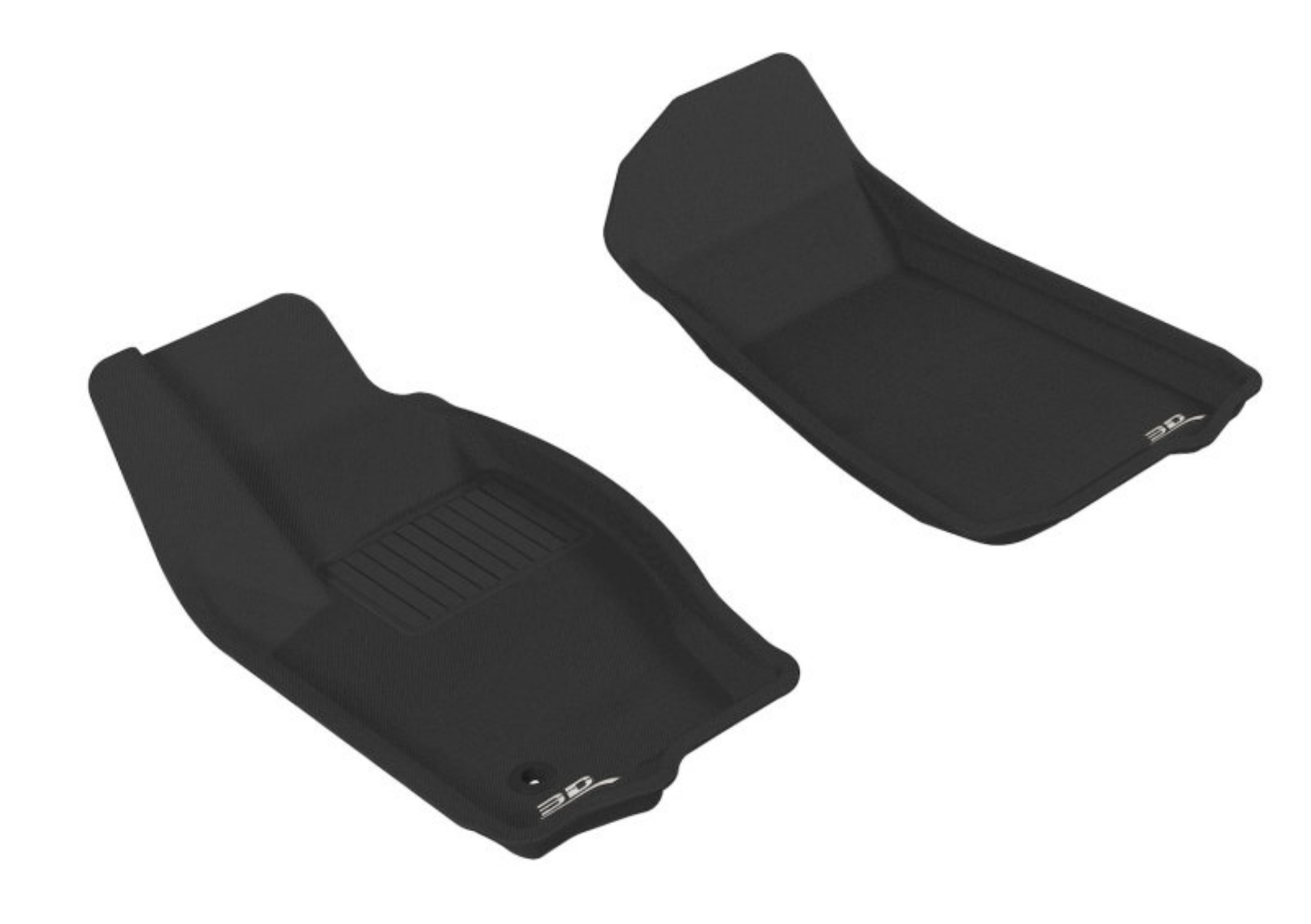 Picture of 3D MAXpider 2005-2010 Jeep Grand Cherokee Kagu 1st Row Floormat - Black