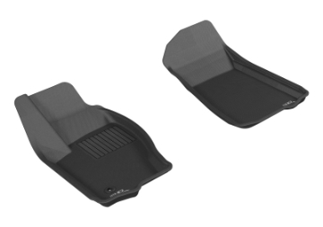 Picture of 3D MAXpider 2006-2010 Jeep Commander Kagu 1st Row Floormat - Black