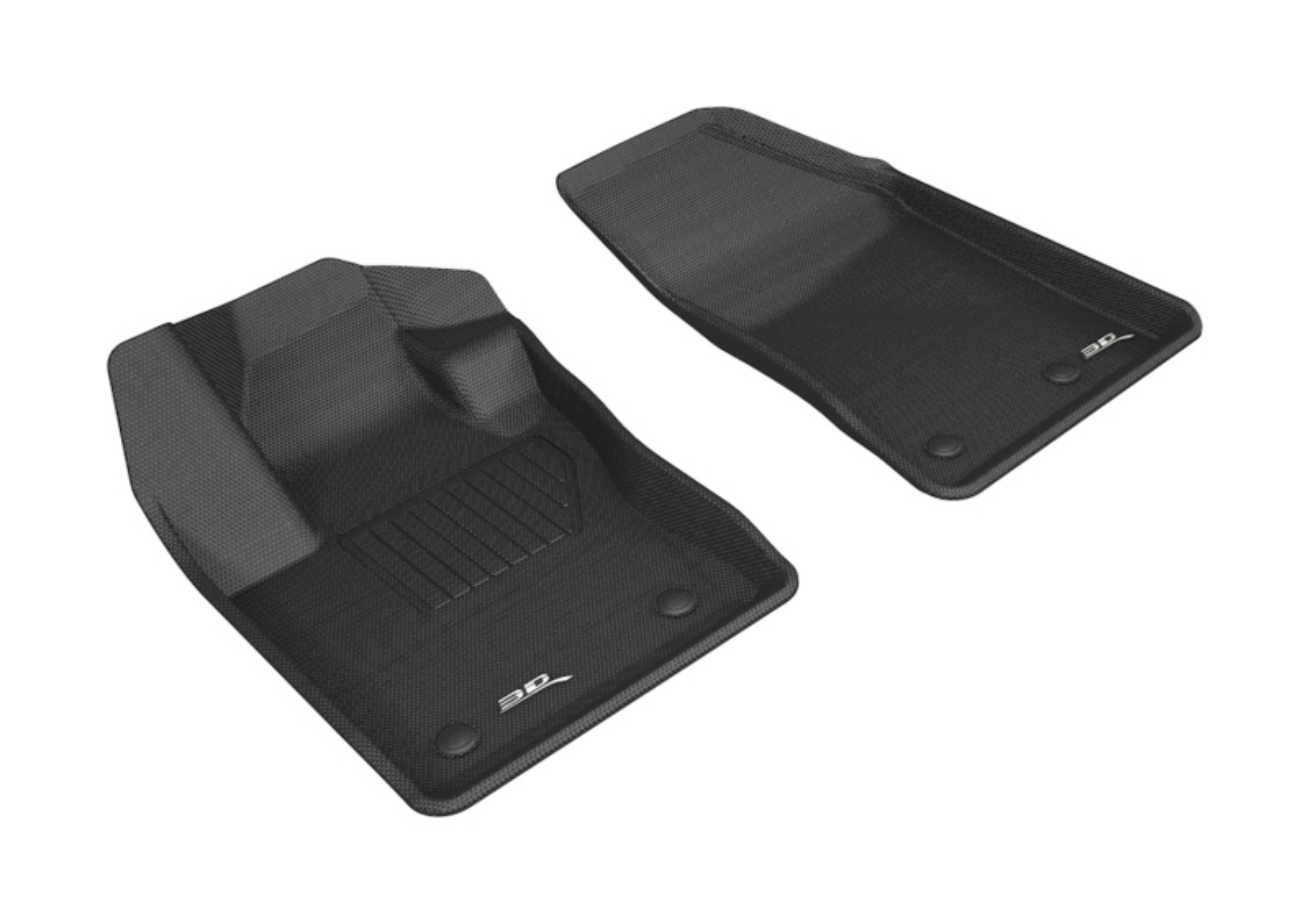 Picture of 3D MAXpider 2017-2020 Jeep Compass Kagu 1st Row Floormat - Black