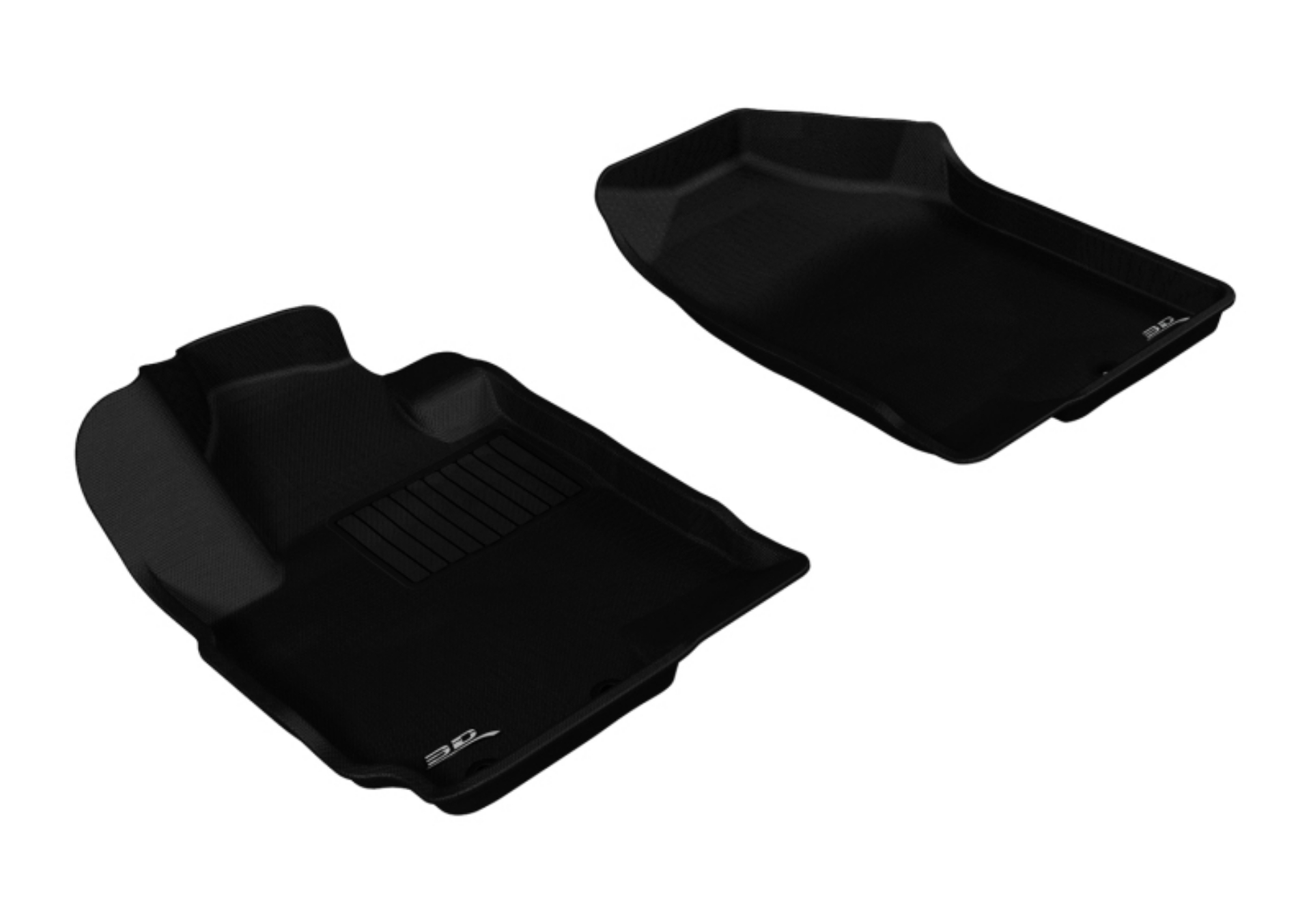 Picture of 3D MAXpider 2010-2013 Kia Soul Kagu 1st Row Floormat - Black