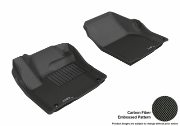 Picture of 3D MAXpider 2012-2020 Land Rover Range Rover Evoque Kagu 1st Row Floormat - Black
