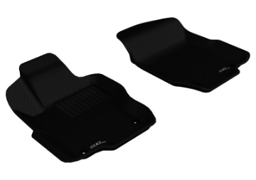 Picture of 3D MAXpider 2006-2011 Mercedes-Benz ML-Class-GL-Class W164-X164 Kagu 1st Row Floormat - Black