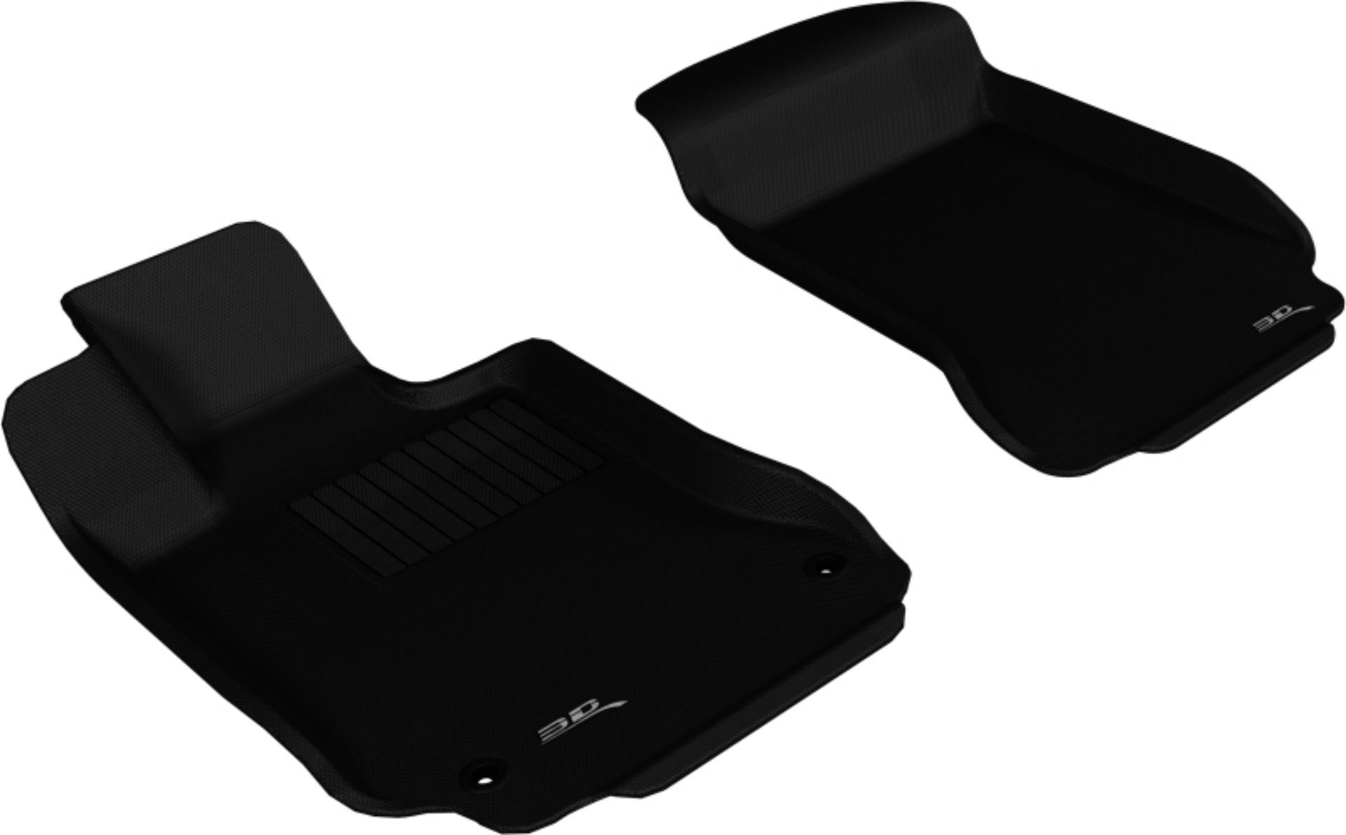 Picture of 3D MAXpider 2008-2014 Mercedes-Benz C-Class W204 Kagu 1st Row Floormat - Black