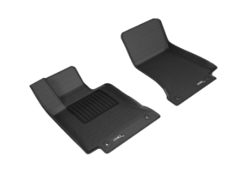 Picture of 3D MAXpider 2015-2020 Mercedes Benz C-Class Sedan-Coupe W205-C205 Kagu 1st Row Floormat - Black