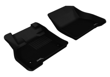 Picture of 3D MAXpider 2011-2012 Nissan Leaf Kagu 1st Row Floormat - Black