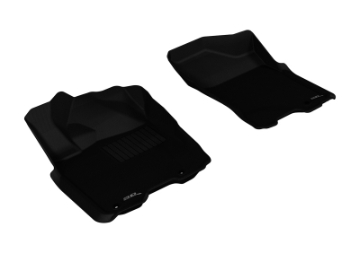 Picture of 3D MAXpider 2009-2015 Nissan Titan King-Crew Cab Kagu 1st Row Floormat - Black