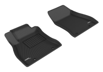 Picture of 3D MAXpider 2013-2019 Nissan Sentra Kagu 1st Row Floormat - Black