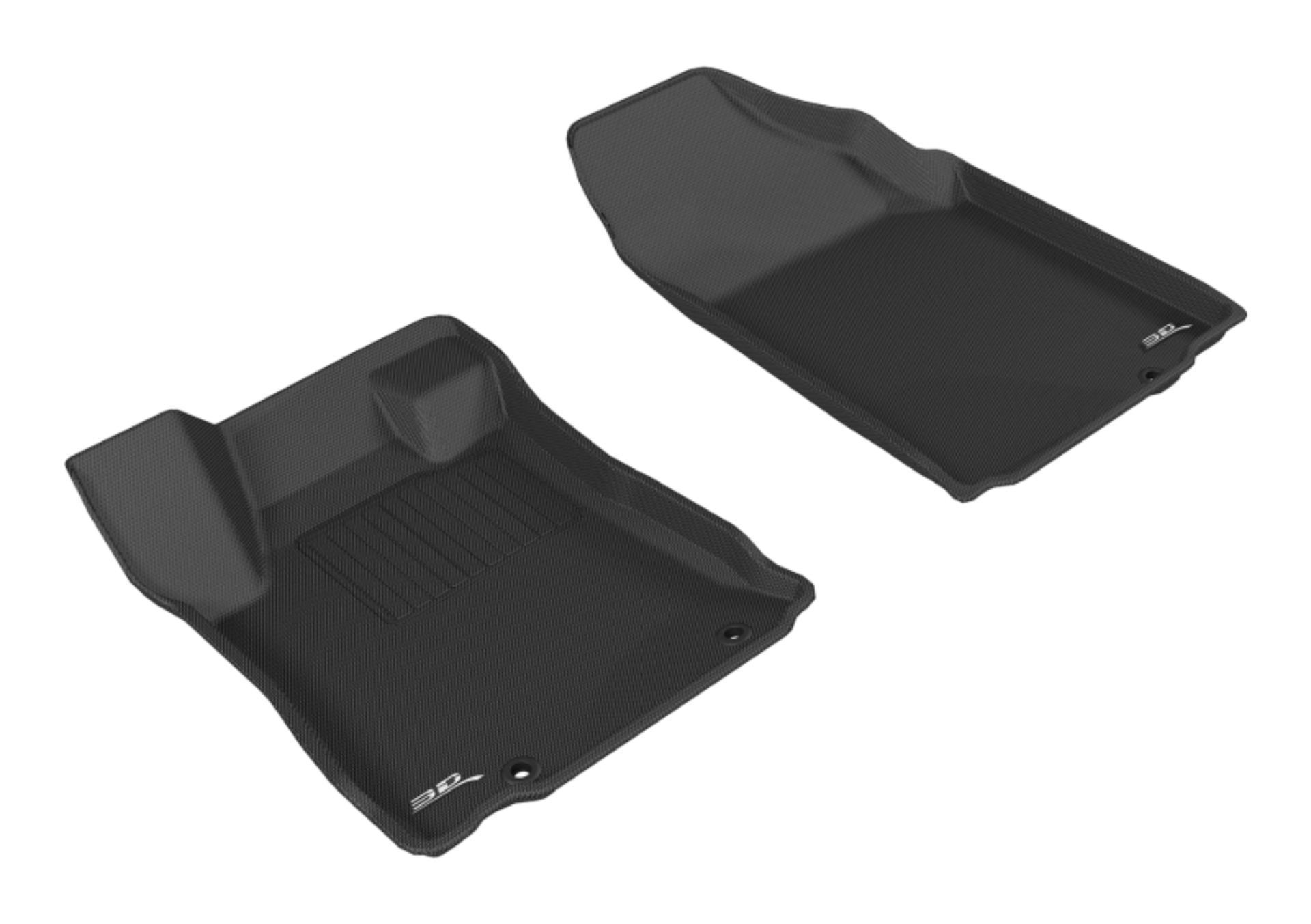 Picture of 3D MAXpider 2016-2018 Nissan Altima Sedan Kagu 1st Row Floormat - Black