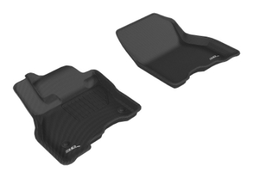 Picture of 3D MAXpider 2013-2019 Nissan Leaf Kagu 1st Row Floormat - Black