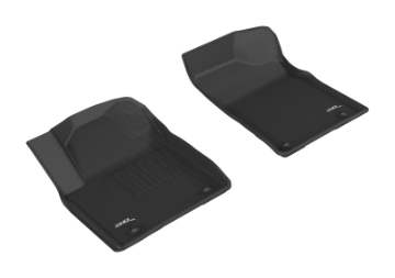 Picture of 3D MAXpider 2017-2020 Nissan Armada Kagu 1st Row Floormat - Black