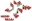 Picture of Moroso Chevrolet Small Block Show Car Ignition Wire Loom Kit - 7-9mm - Red