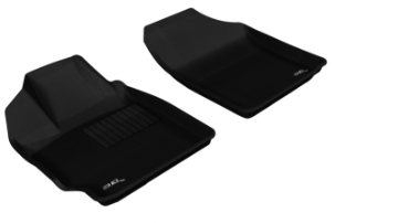 Picture of 3D MAXpider 2007-2011 Toyota-Scion Yaris-XD Kagu 1st Row Floormat - Black