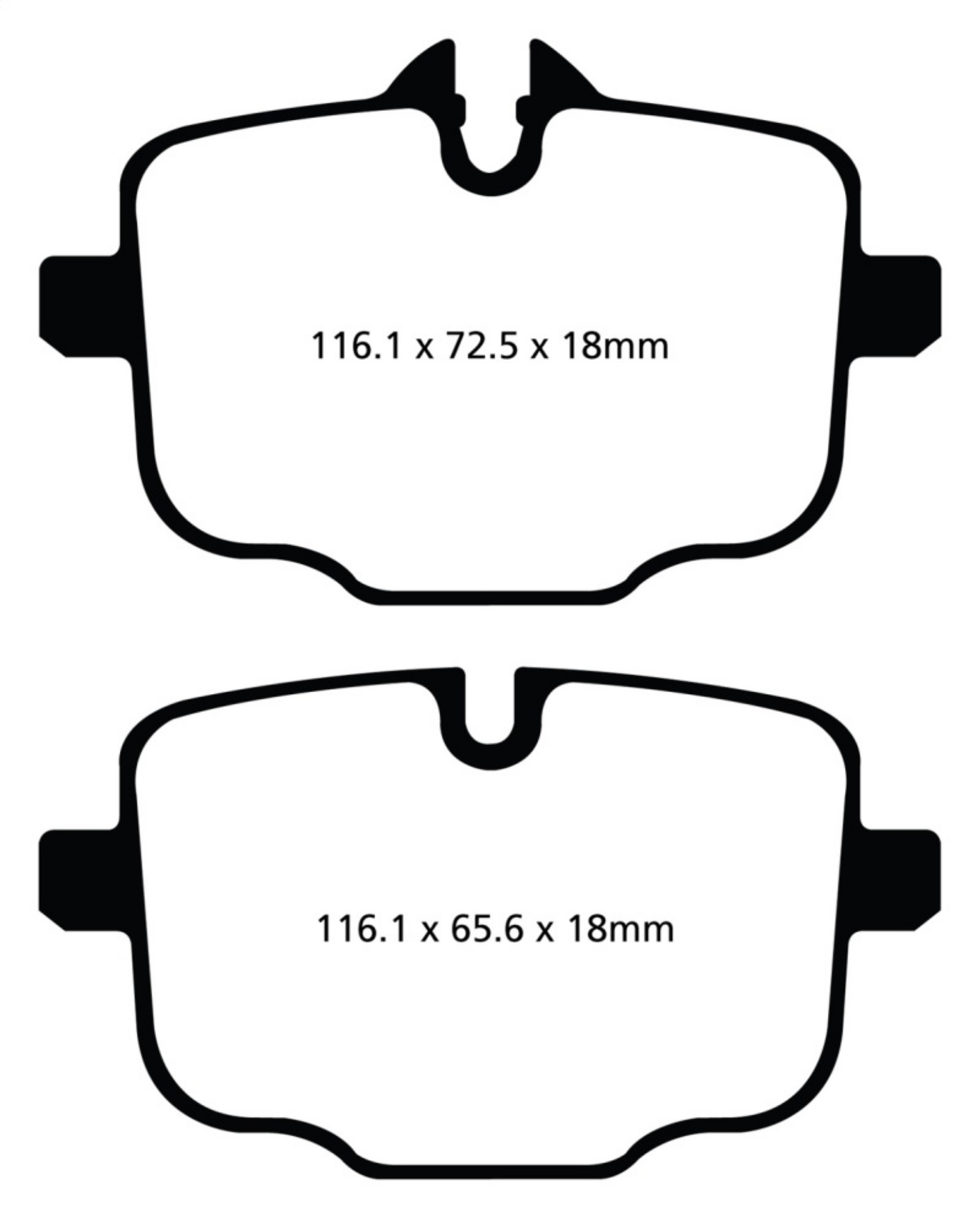 Picture of EBC 10+ BMW 535i 3-0 Turbo F10 Greenstuff Rear Brake Pads