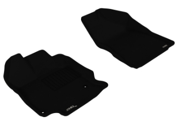 Picture of 3D MAXpider 2009-2011 Toyota Venza Kagu 1st Row Floormat - Black