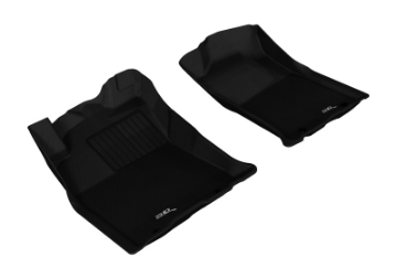 Picture of 3D MAXpider 2012-2015 Toyota Tacoma Double Cab Kagu 1st Row Floormat - Black