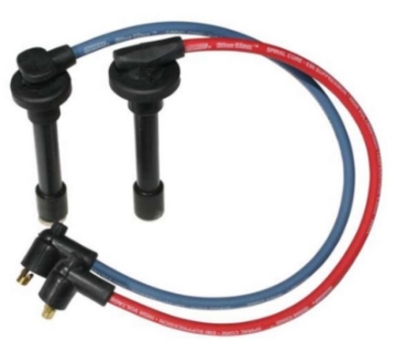 Picture of Moroso Custom Ignition Wire Set - Blue Max - Spiral Core - Colored High Temp Wire Separators - Red