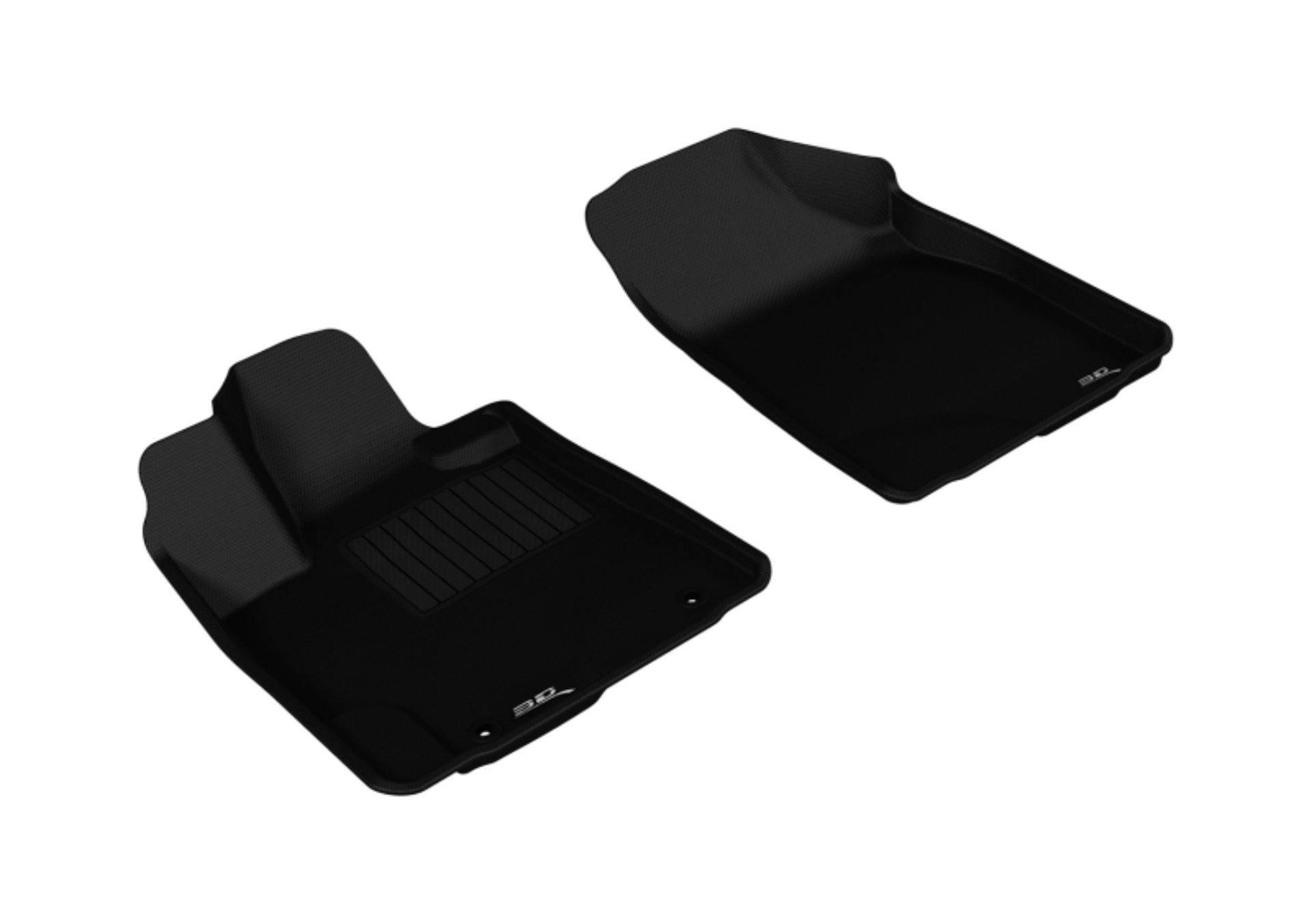 Picture of 3D MAXpider 2008-2013 Toyota Highlander Hybrid Kagu 1st Row Floormat - Black