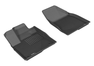 Picture of 3D MAXpider 2014-2019 Toyota Highlander Kagu 1st Row Floormat - Black