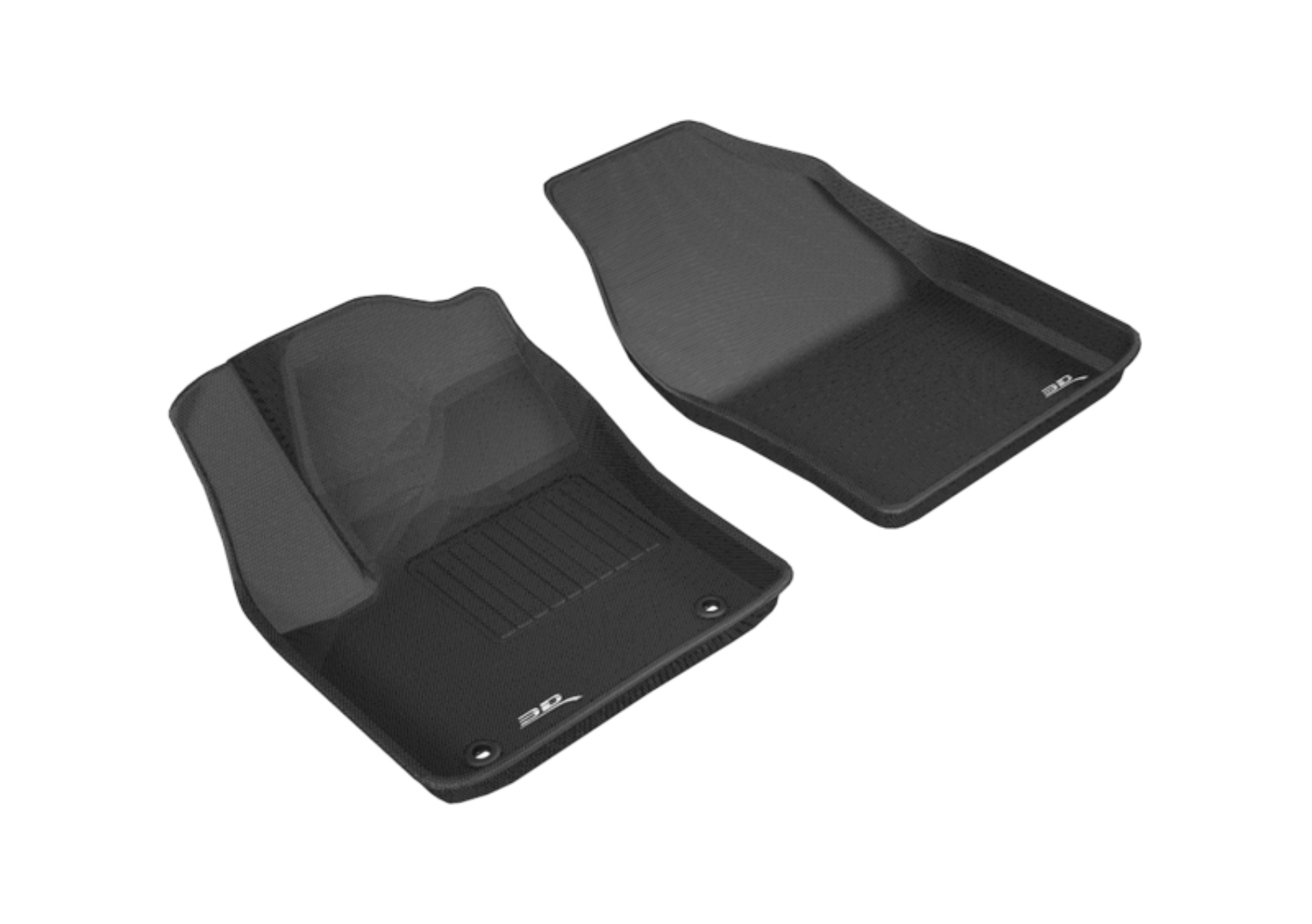 Picture of 3D MAXpider 2018-2019 Toyota C-HR Kagu 1st Row Floormat - Black