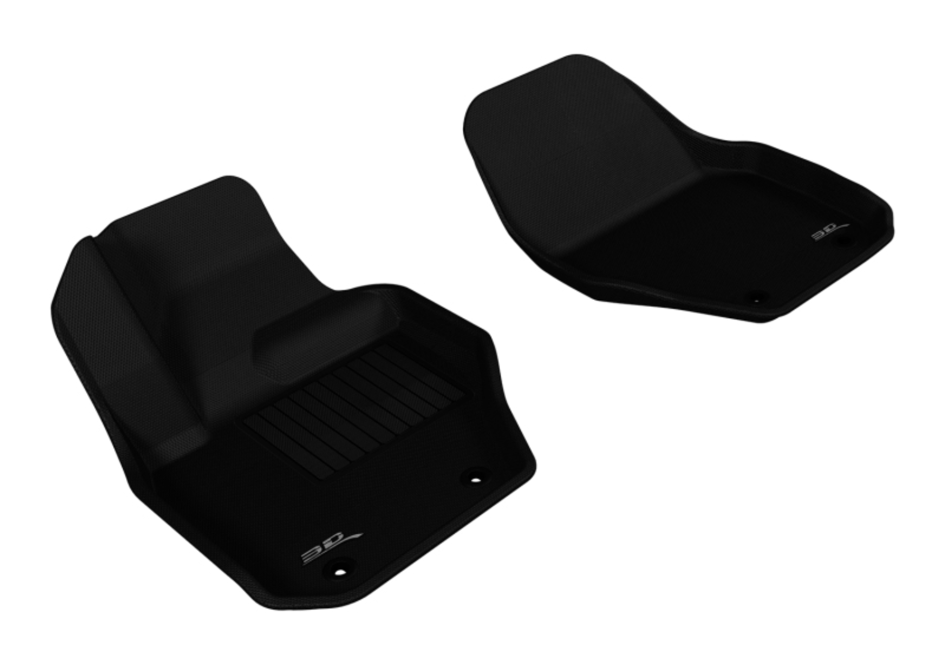 Picture of 3D MAXpider 2010-2018 Volvo XC60-S60-V60 Kagu 1st Row Floormat - Black
