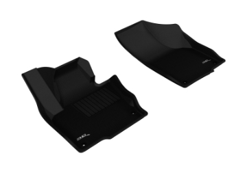 Picture of 3D MAXpider 2009-2019 Volkswagen Tiguan-Tiguan Limited Kagu 1st Row Floormat - Black
