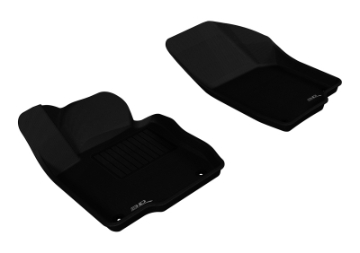 Picture of 3D MAXpider 2012-2019 Volkswagen Passat Kagu 1st Row Floormat - Black