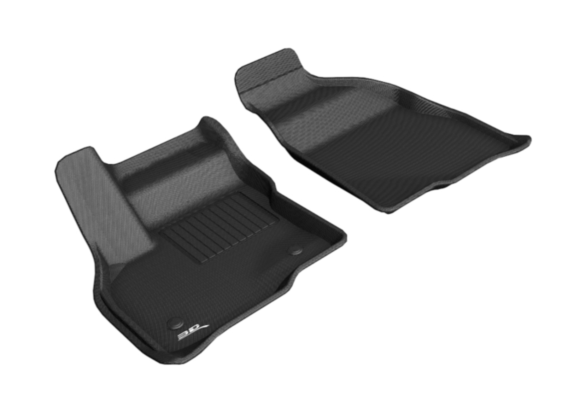 Picture of 3D MAXpider 2017-2020 Chevrolet Bolt Ev Kagu 1st Row Floormat - Black