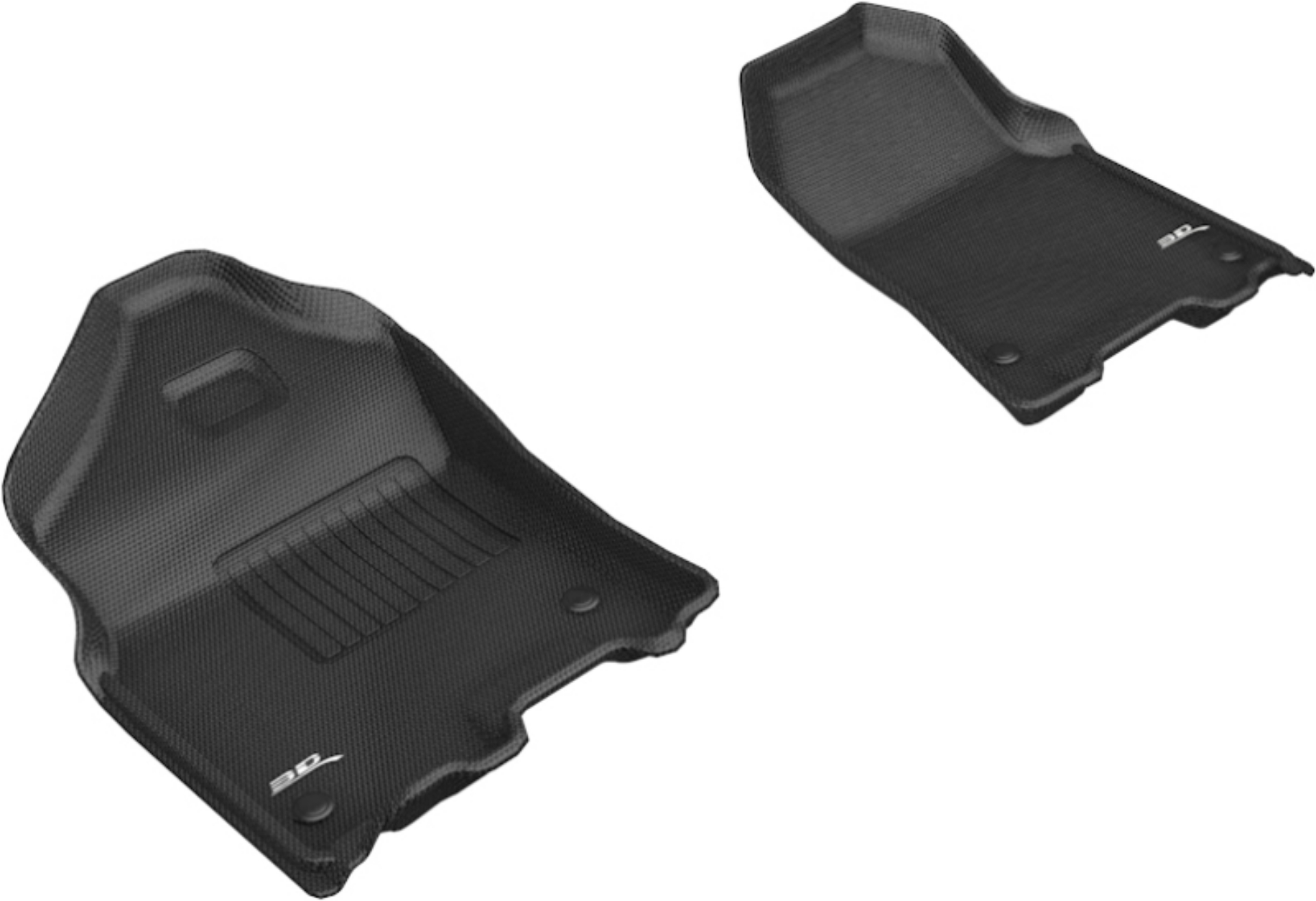 Picture of 3D MAXpider 2019-2020 Dodge Ram 1500 Crew Cab-Quad Cab Kagu 1st Row Floormat - Black