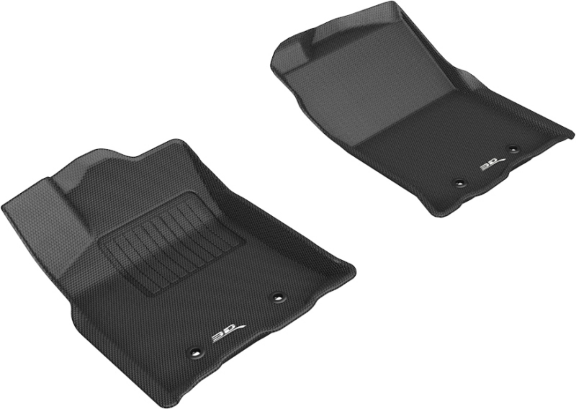 Picture of 3D MAXpider 2018-2020 Toyota Tacoma Access-Double Cab Kagu 1st Row Floormat - Black