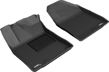 Picture of 3D MAXpider 2019-2020 Hyundai Kona Electric Kagu 1st Row Floormat - Black