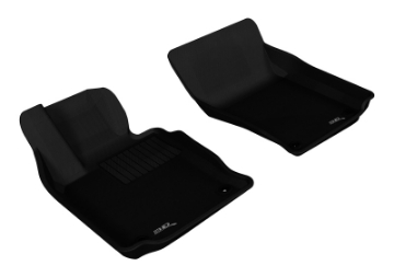 Picture of 3D MAXpider 2010-2016 Porsche Panamera Kagu 1st Row Floormat - Black