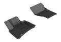 Picture of 3D MAXpider 2011-2018 Porsche-Volkswagen Cayenne-Touareg Kagu 1st Row Floormat - Black