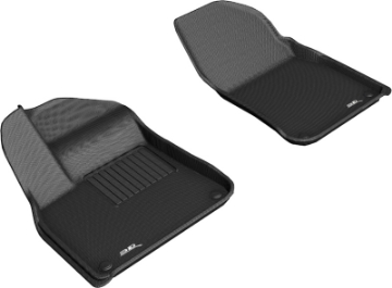 Picture of 3D MAXpider 2019-2019 Porsche Cayenne Kagu 1st Row Floormat - Black