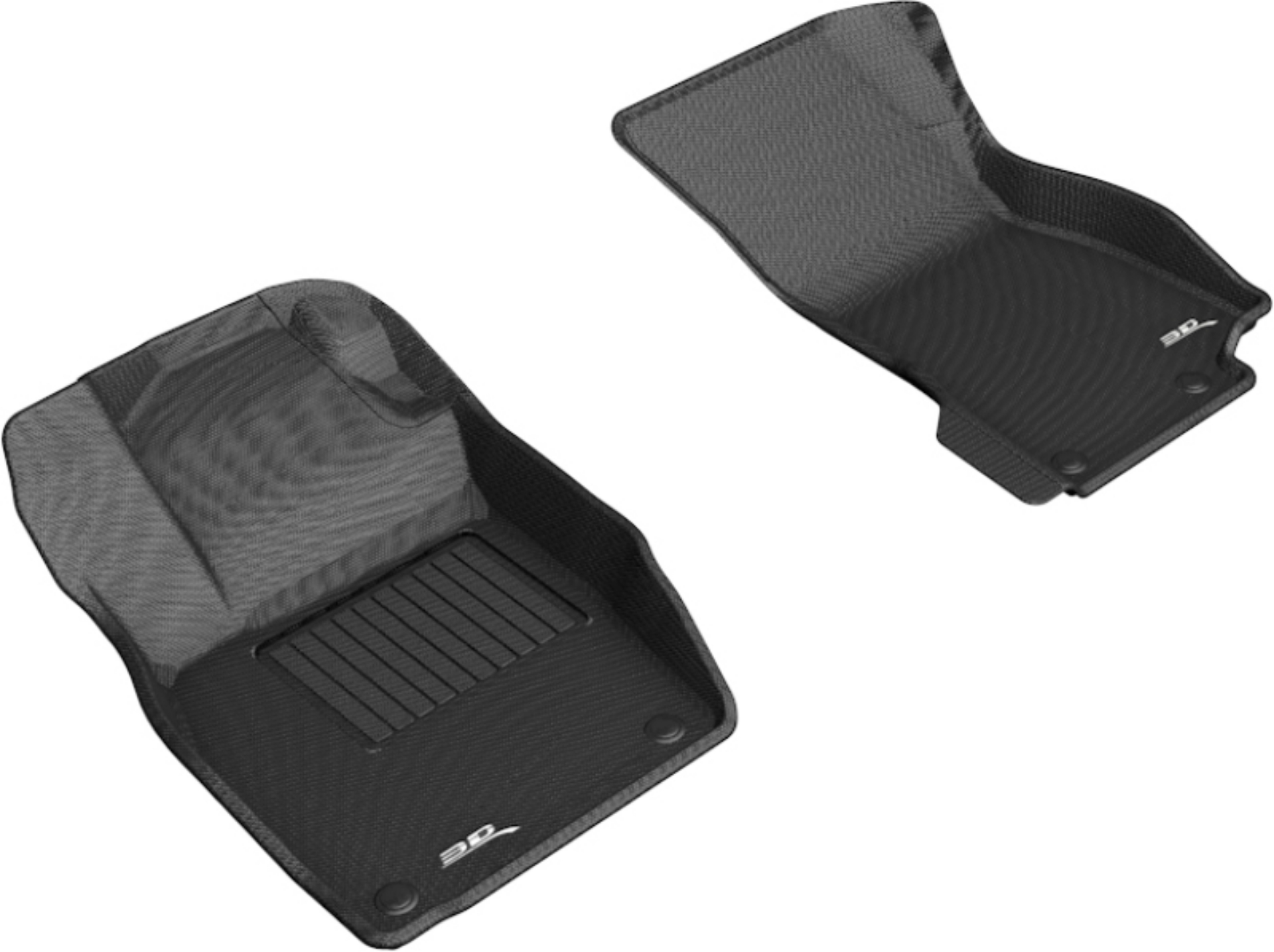 Picture of 3D MAXpider 2019-2020 Audi A8L Kagu 1st Row Floormat - Black
