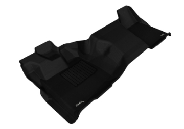Picture of 3D MAXpider 2011-2016 Ford F-250-350-450 Regular Cab Kagu 1st Row Floormat - Black