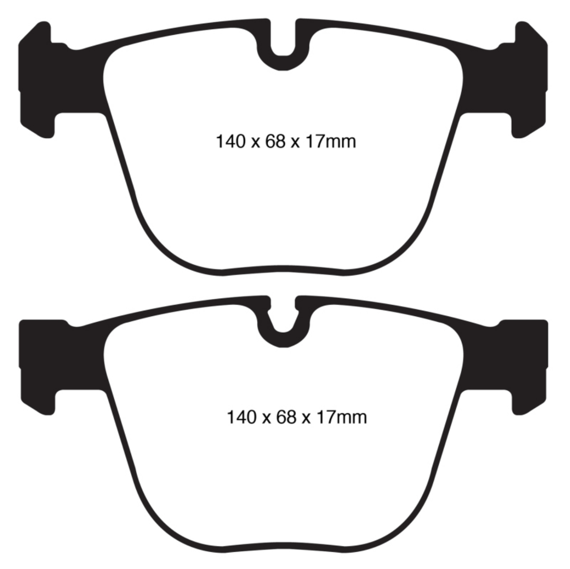 Picture of EBC 10+ BMW 535i 3-0 Twin Turbo GT F07 Redstuff Rear Brake Pads