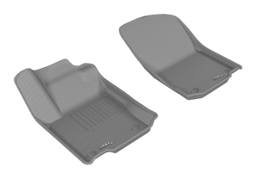 Picture of 3D MAXpider 2017-2018 Mercedes-Benz GLE-Class C292 Kagu 1st Row Floormat - Gray