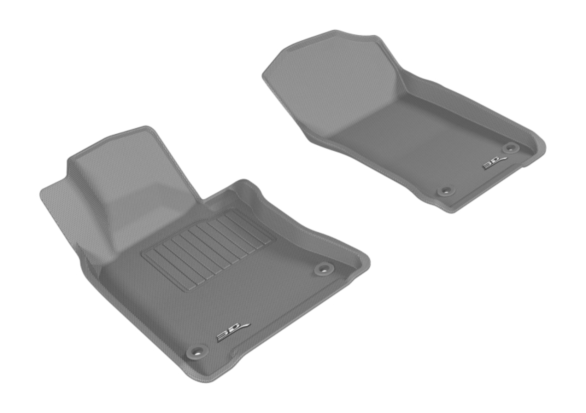 Picture of 3D MAXpider 2017-2019 Infiniti Q60 Kagu 1st Row Floormat - Gray