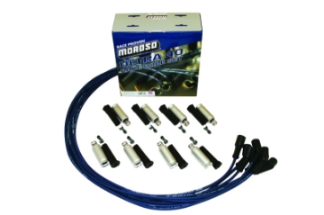 Picture of Moroso GM LS Ignition Wire Set - Ultra 40 - Unsleeved - Coil-On - Blue
