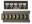 Picture of Moroso Toggle Switch Panel - Dash Mount - 2in x 5-5in - Five On-Off Switches