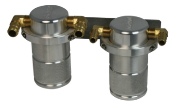 Picture of Moroso 04-07 Subaru STi-06-07 WRX Air-Oil Separator Catch Can - Small Body - Billet Aluminum